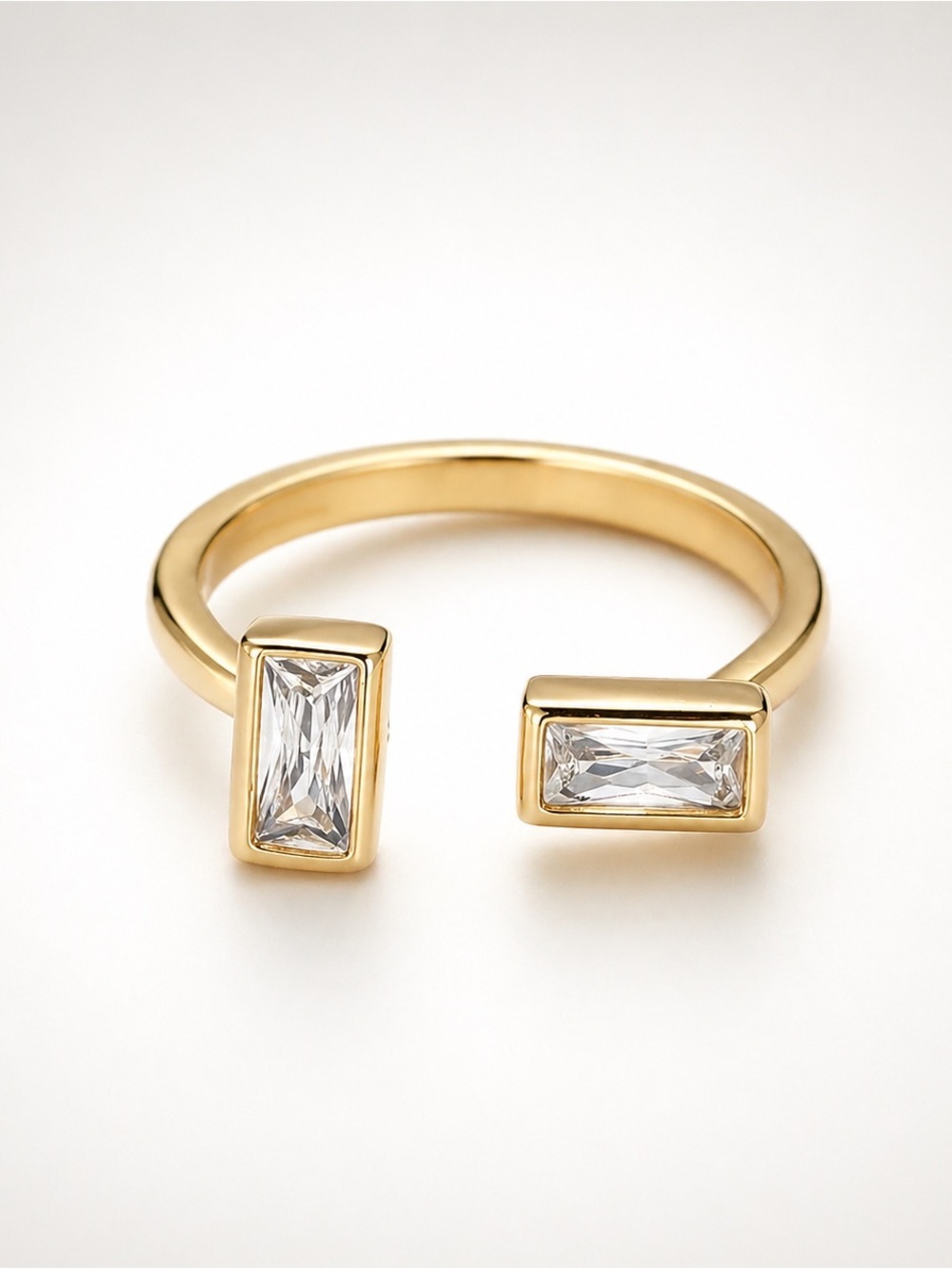 Gold Baguette CZ Ring (3309)